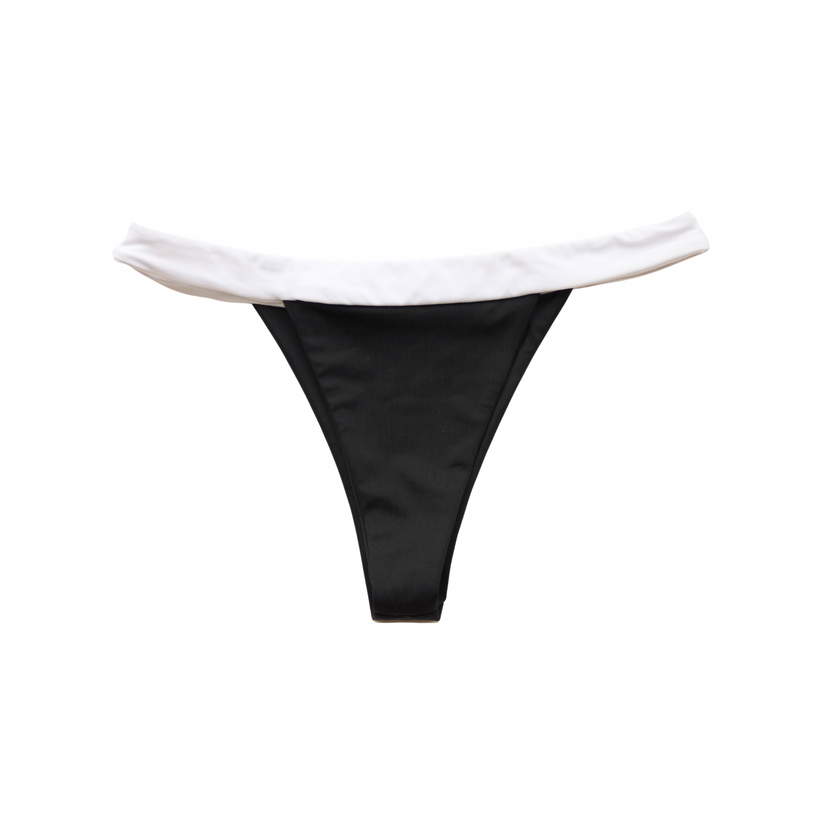 Milena Low-rise Bikini Bottom - Black