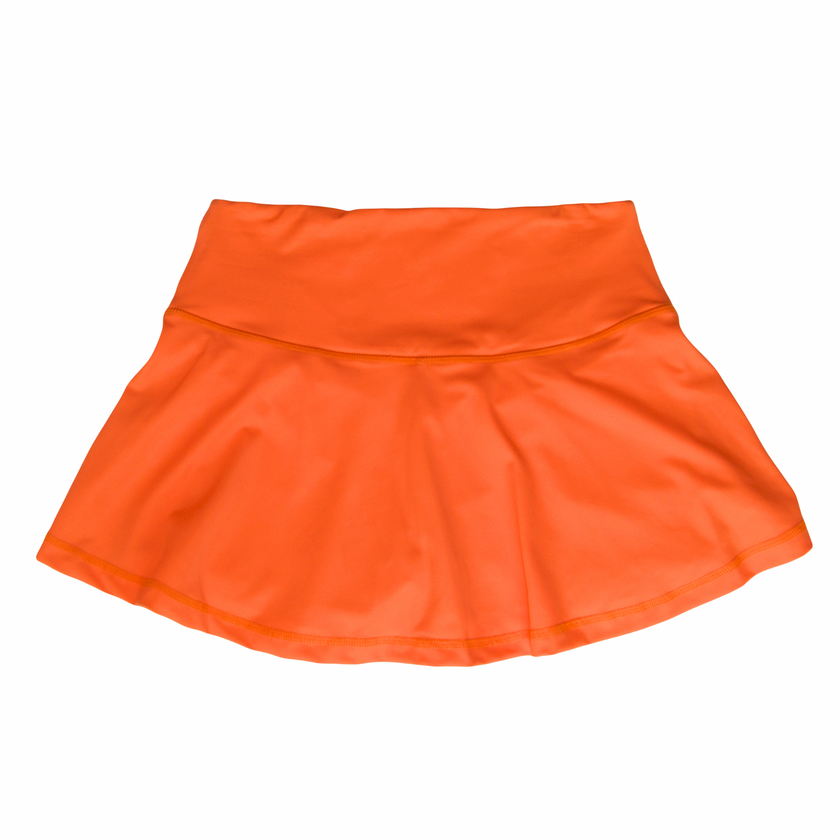 Madeline High-coverage Skort with Bow - Tangerine