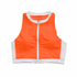 Celine Cropped Short Sleeve Rashguard - Tangerine