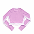 Milena Long Sleeve Cropped Rashguard - Candy