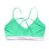 Criss-cross Bralette High Support - Ocean