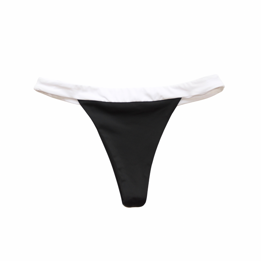 Milena Low-rise Bikini Bottom - Black